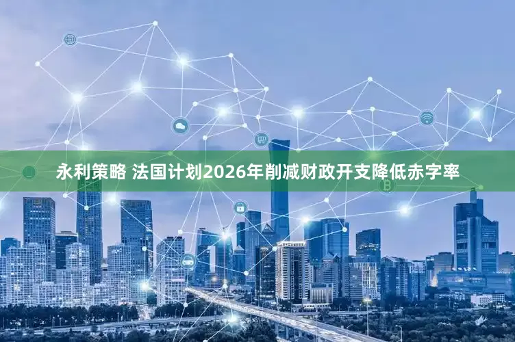 永利策略 法国计划2026年削减财政开支降低赤字率